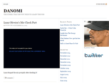 Tablet Screenshot of danomi.com